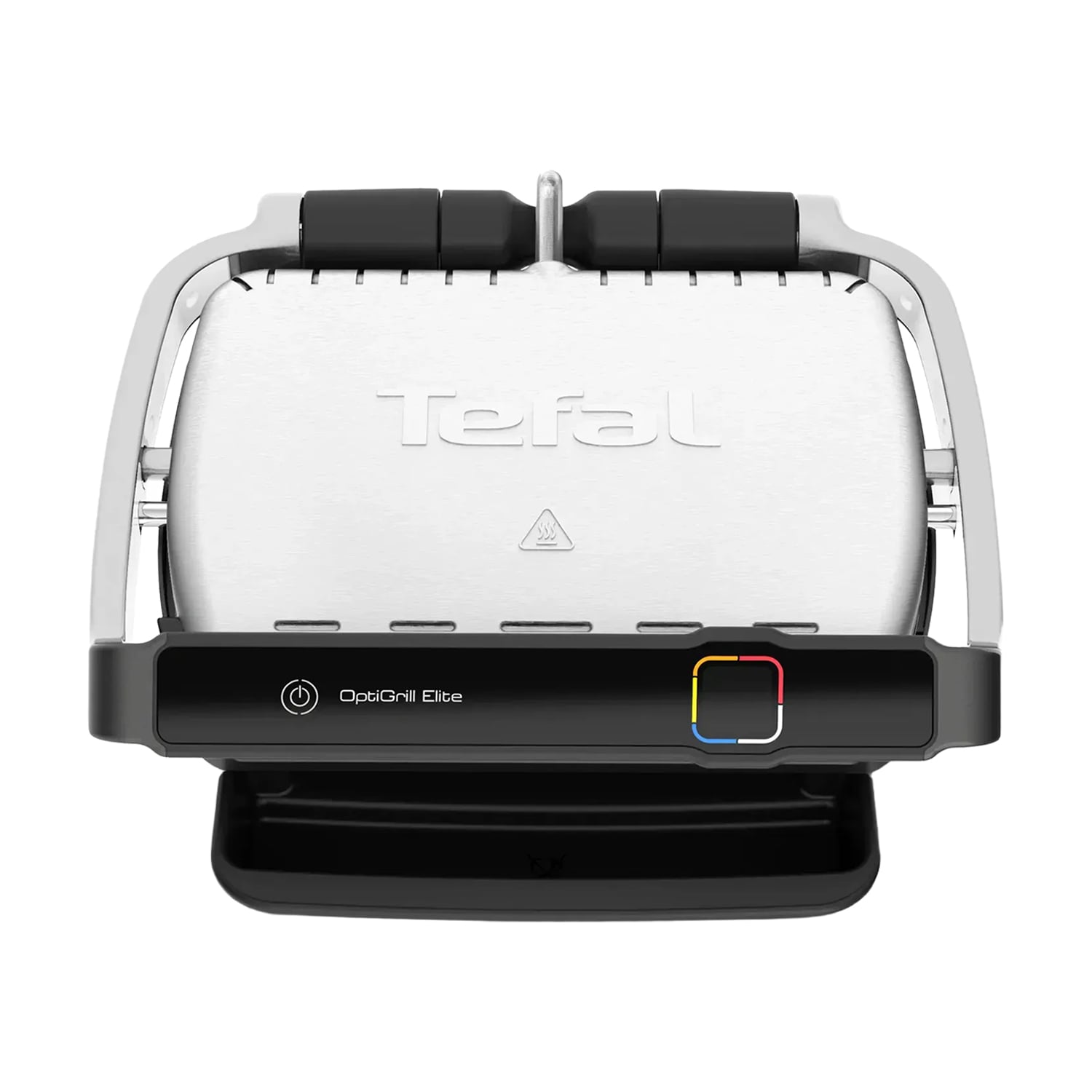 

Гриль притискний Tefal OptiGrill Elite чорно-сріблястий (GC750D30)