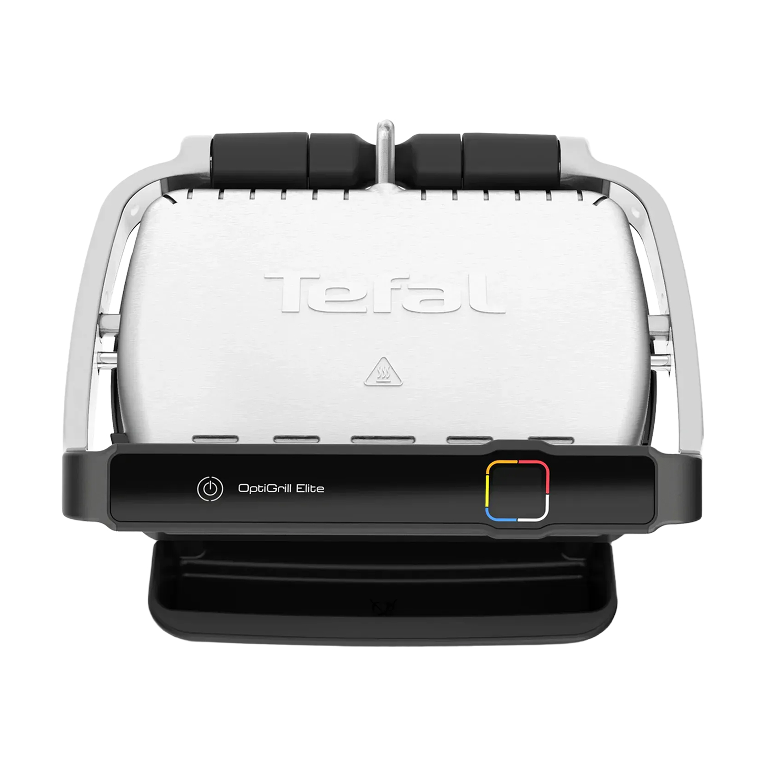 Гриль притискний Tefal OptiGrill Elite чорно-сріблястий (GC750D30)