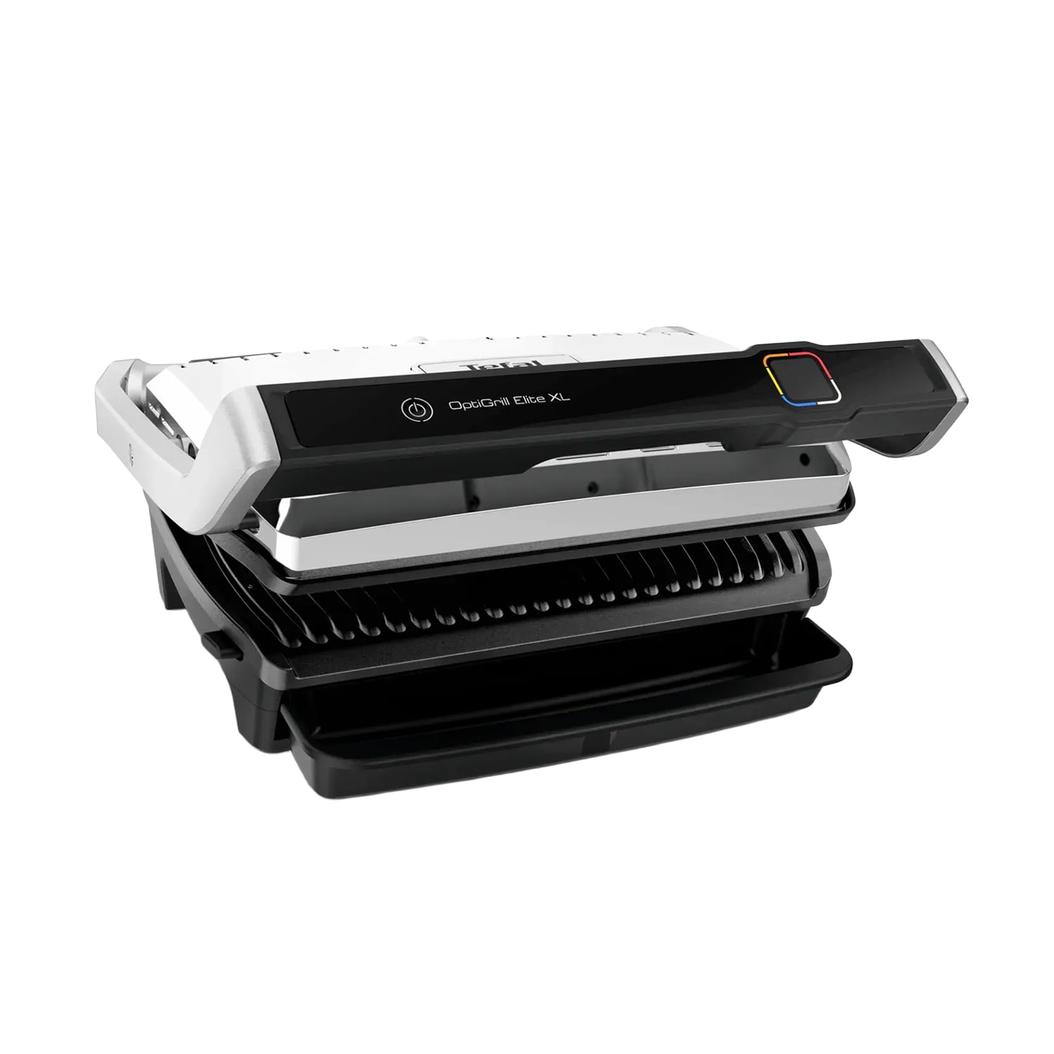 

Гриль притискний Tefal OptiGrill Elite XL чорно-сріблястий (GC760D30)