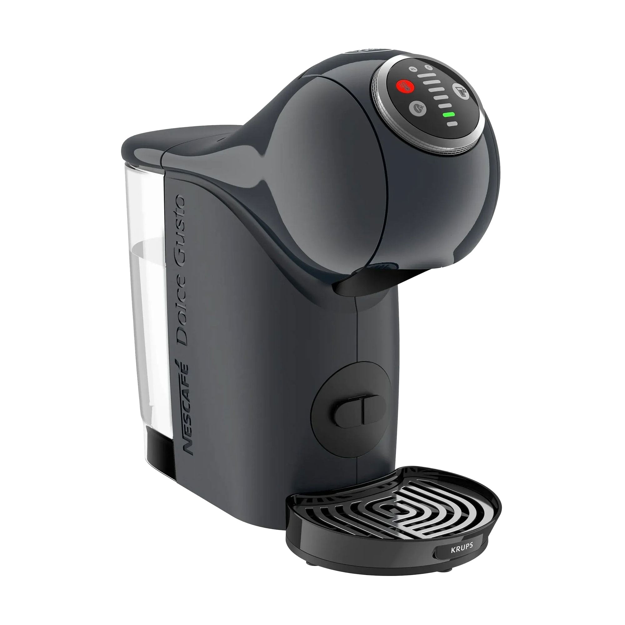 

Капсульна кавоварка Krups Dolce Gusto Genio S Plus темно-сіра, 800 мл (KP340B10)