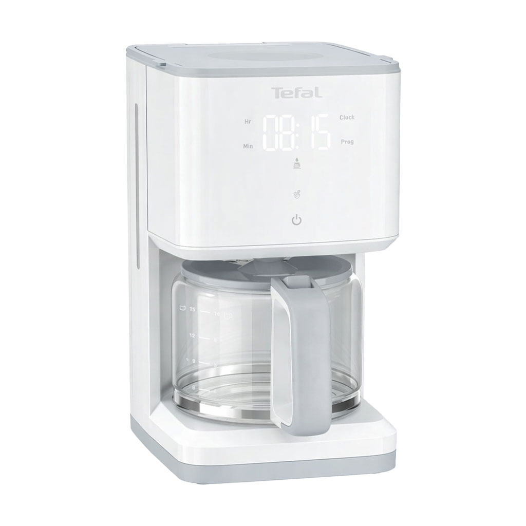 

Крапельна кавоварка Tefal Sense біла, 1.25 л (CM693110)
