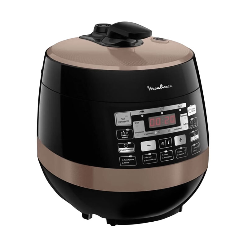 

Мультиварка-скороварка Moulinex Quickchef чорна (CE430A34)