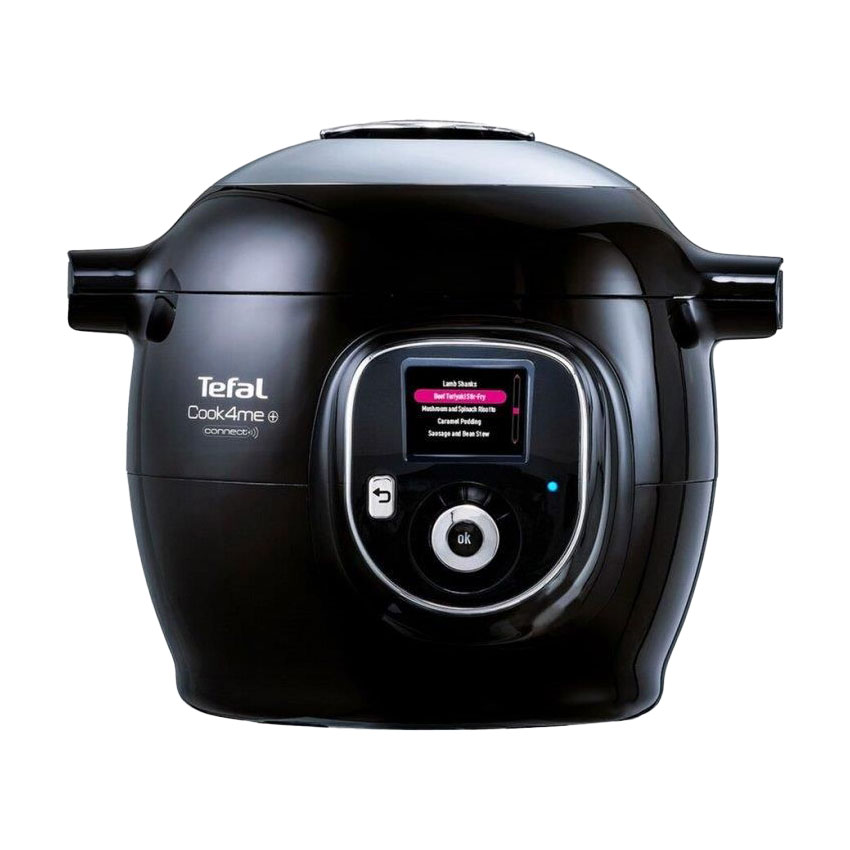 Мультиварка-скороварка Tefal Cook4me+ Connect чорна (CY855830)