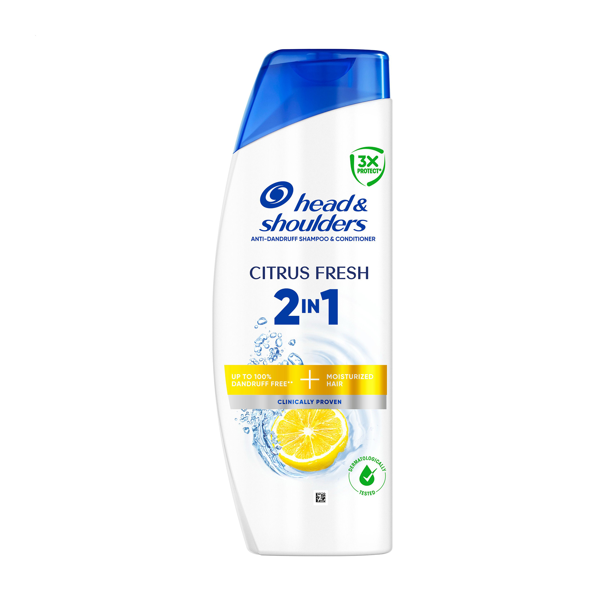 

Шампунь та бальзам-ополіскувач для волосся 2 в 1 Head & Shoulders Citrus Fresh Цитрусова свіжість, проти лупи, 400 мл