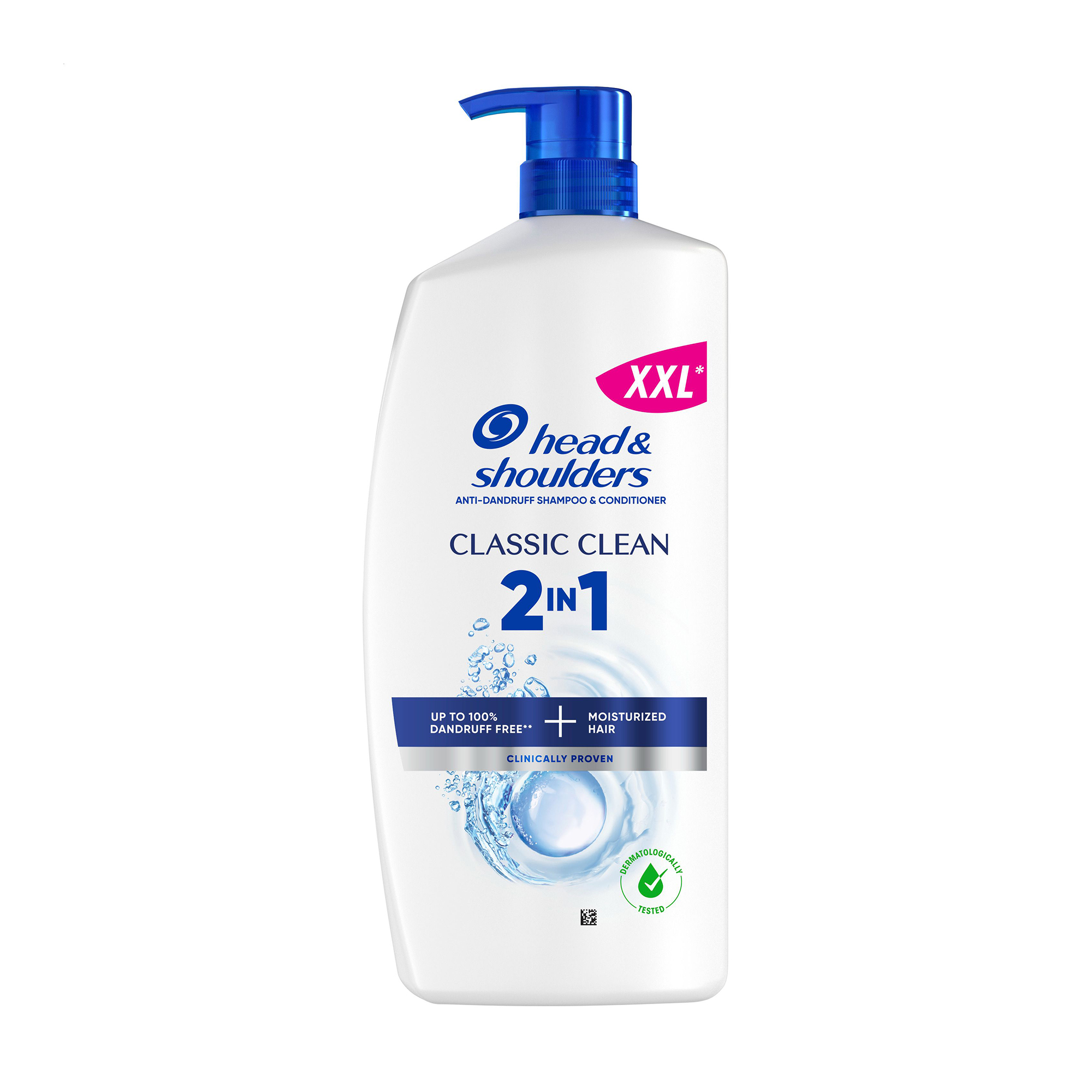 

Шампунь та бальзам-ополіскувач для волосся 2 в 1 Head & Shoulders Classic Clean Основний догляд, проти лупи, 800 мл