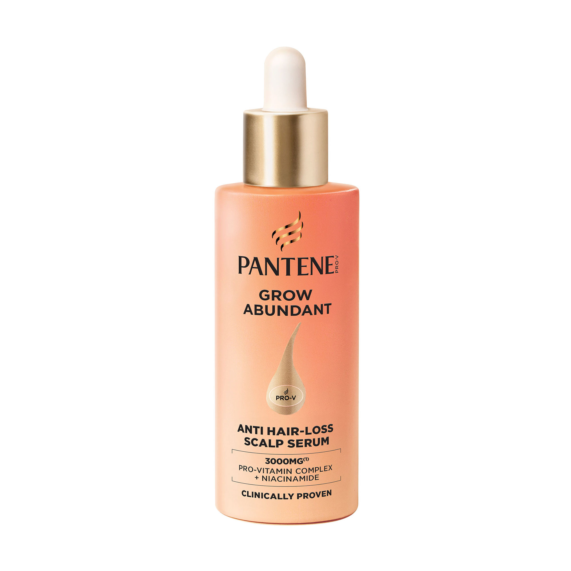 

Сироватка для шкіри голови Pantene Pro-V Grow Abundant Anti Hair-Loss Scalp Serum Розкішний ріст, проти випадіння волосся, з ніацинамідом, 60 мл