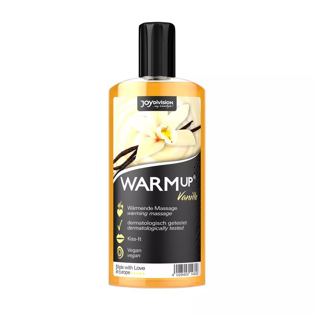 

Олія для масажу JoyDivision Warm Up Warming Massage Liquid, Vanilia, 150 мл