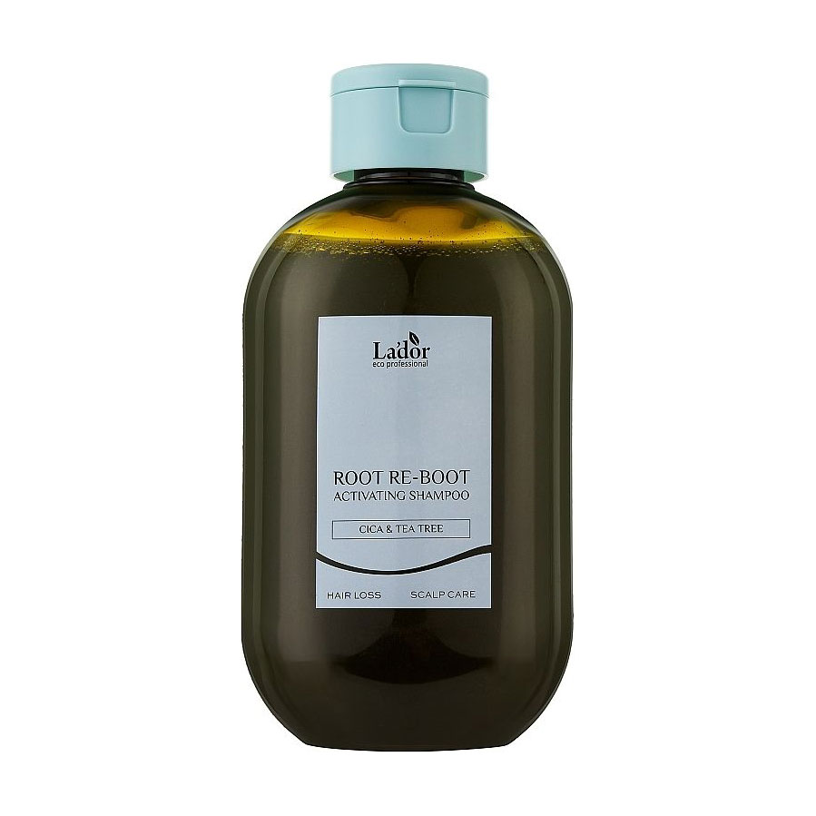 

Шампунь La'dor Root Re-Boot Activating Shampoo Cica & Tea Tree для жирної шкіри голови, 350 мл