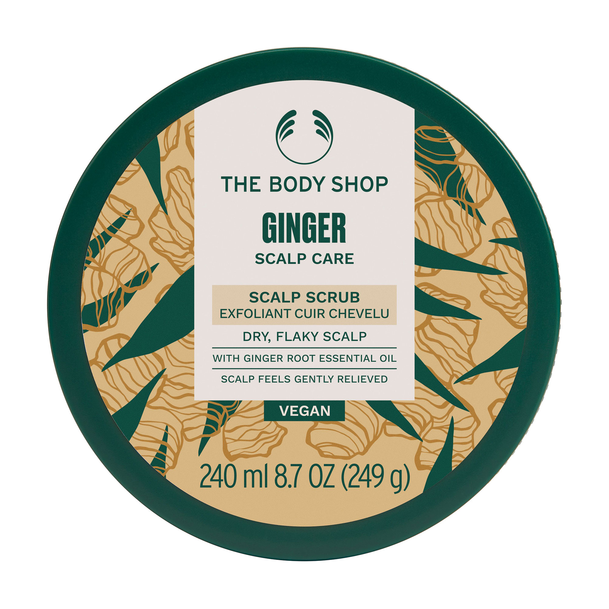 

Скраб для волосся та шкіри голови The Body Shop Ginger Hair & Scalp Scrub, 240 мл