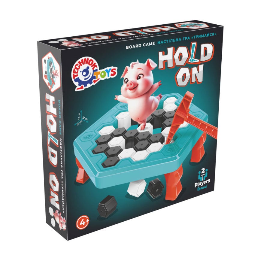 

Настільна гра-балансир TechnoK Тримайся малюк Поросятко, від 4 років (1324)