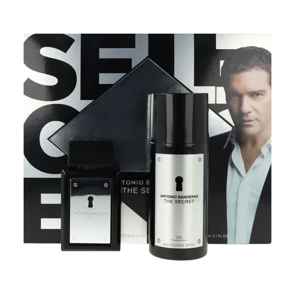 

Парфумований набір чоловічий Antonio Banderas The Secret (туалетна вода, 50 мл + дезодорант-спрей, 150 мл)