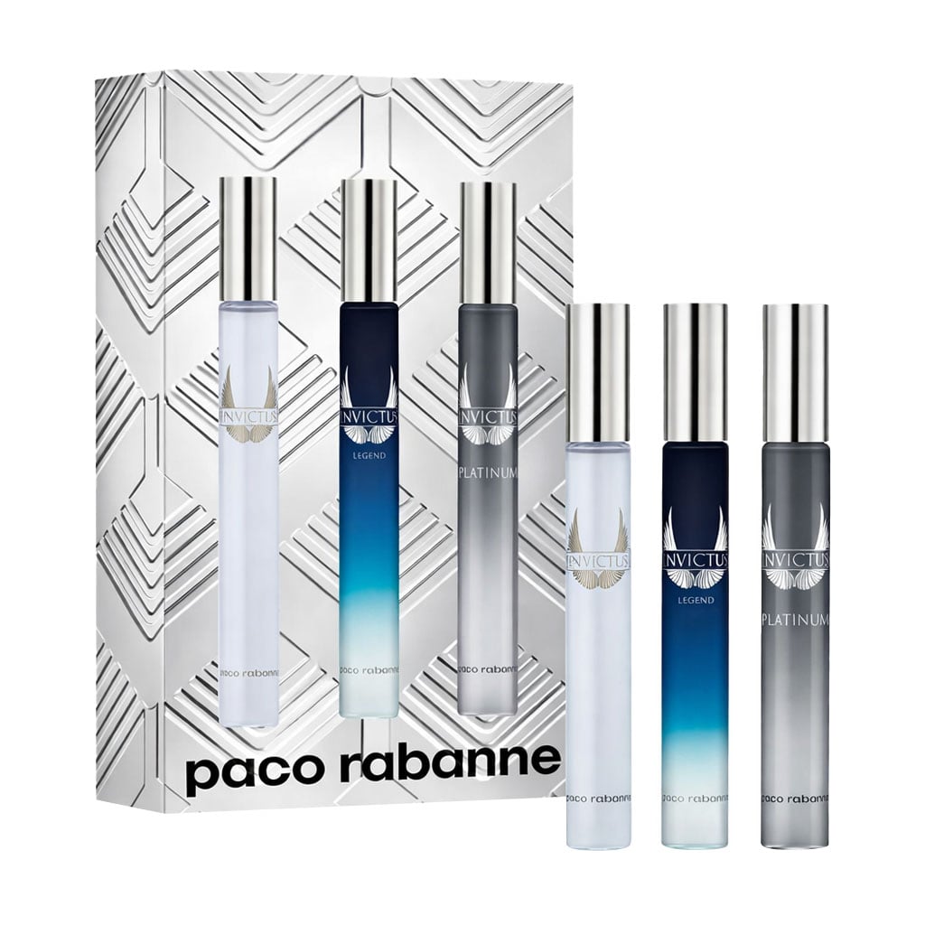 

Парфумований набір чоловічий Rabanne (туалетна вода Invictus, 10 мл + парфумована вода Legend, 10 мл + парфумована вода Platinum, 10 мл)