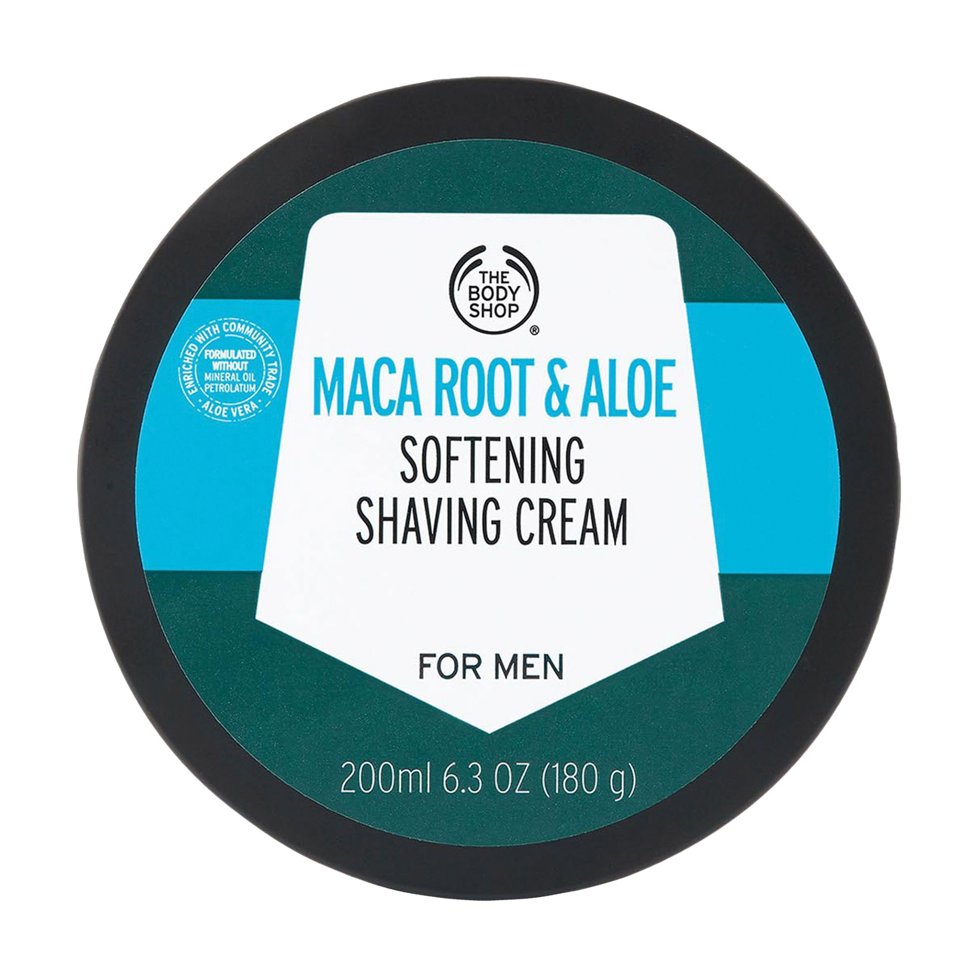 

Чоловічий крем для гоління The Body Shop Softening Shaving Cream Корінь маки та алое, 200 мл