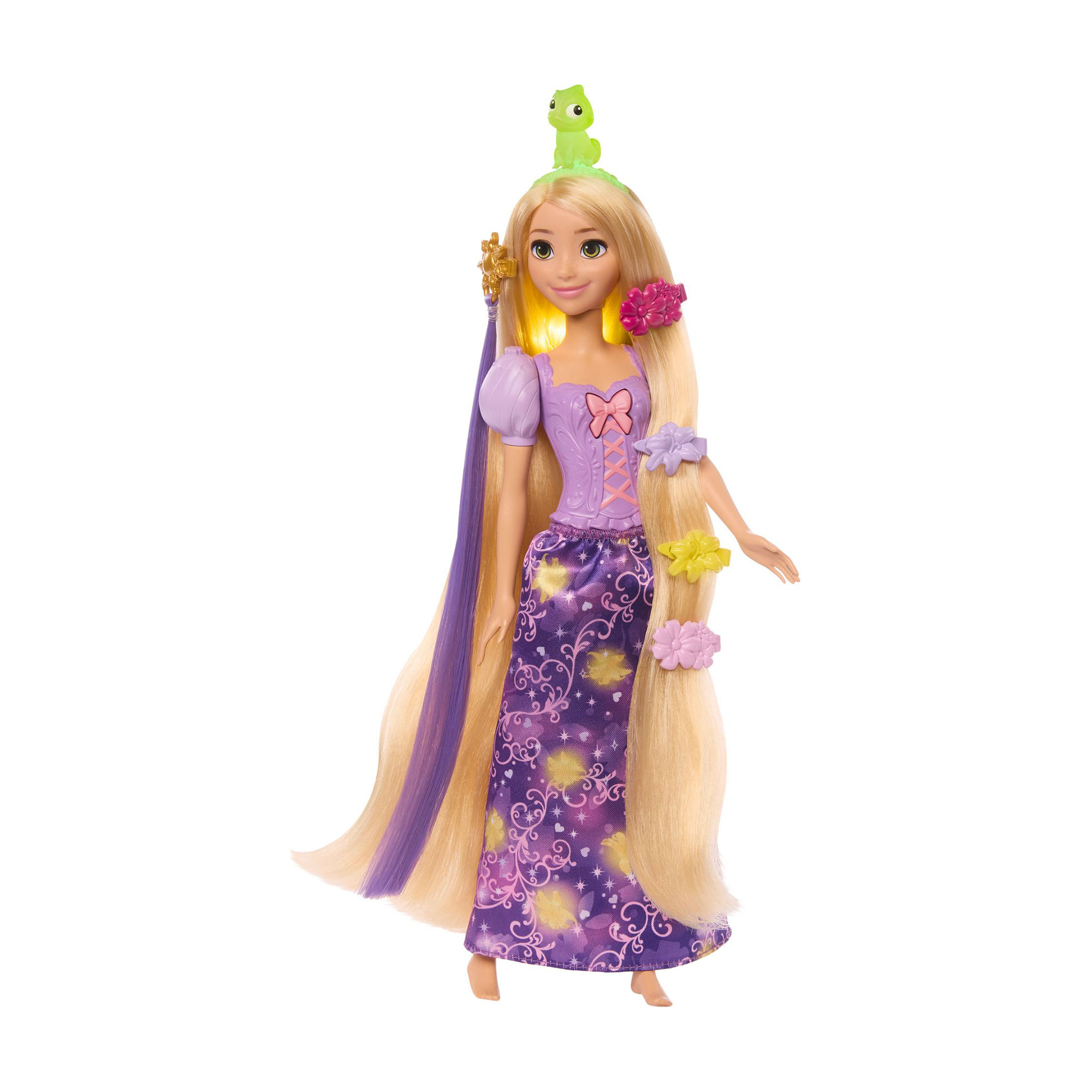 

Лялька Disney Princess Чарівне волосся Рапунцель, з аксессуарами, від 3 років (JHL46)