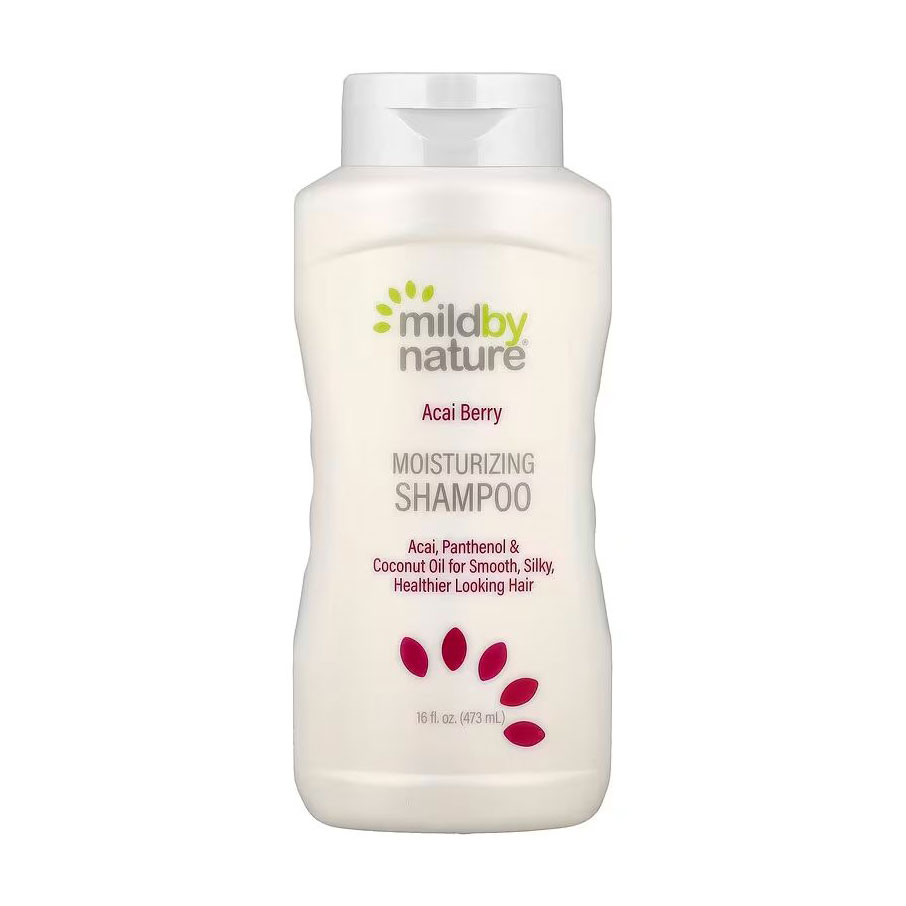 

Зволожувальний шампунь для волосся mild by nature Acai Berry Moisturizing Shampoo з ягодами асаї, 473 мл