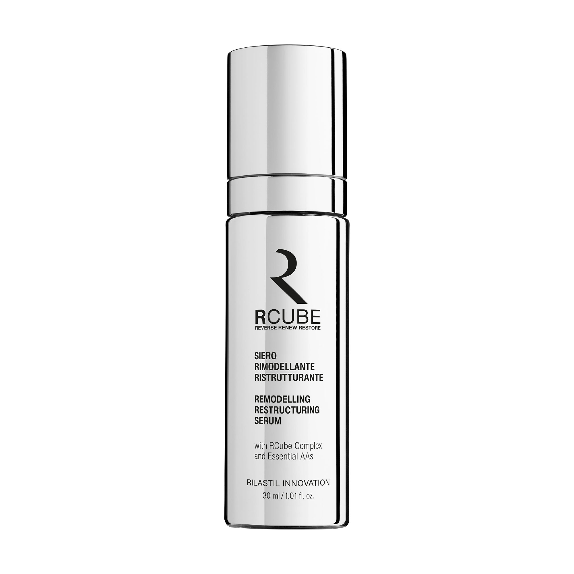 

Антивікова ліфтинг-ремоделювальна сироватка для обличчя Rilastil R-Cube Remodelling Restructuring Serum з екзосомами, 30 мл