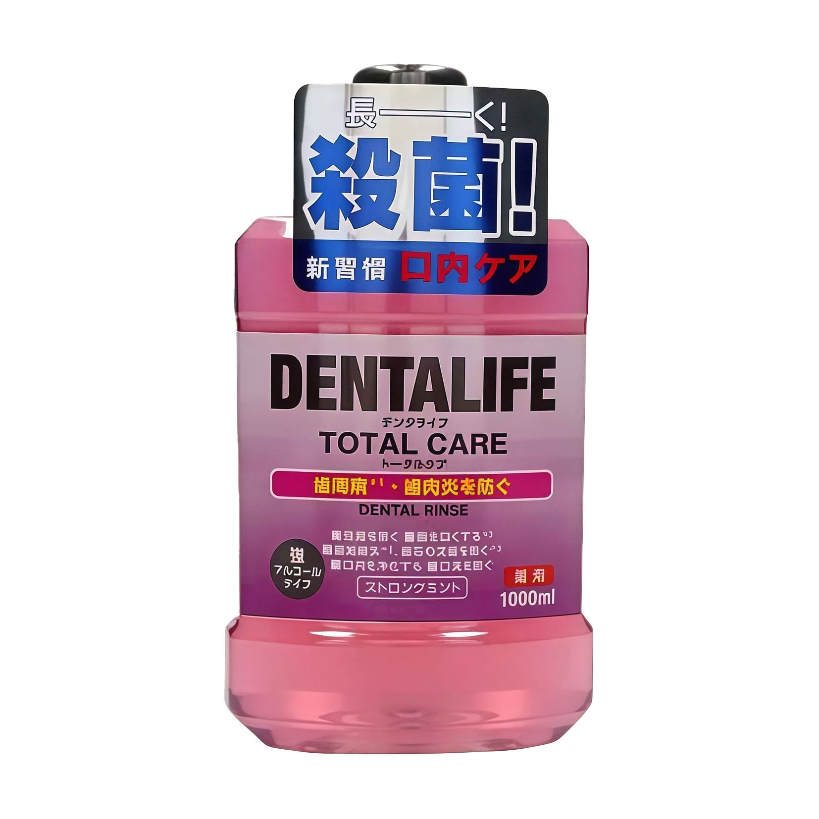 

Ополіскувач для ротової порожнини Rocket Soap Dentalife Total Care Dental Rinse Охолоджувальна м'ята, 1 л
