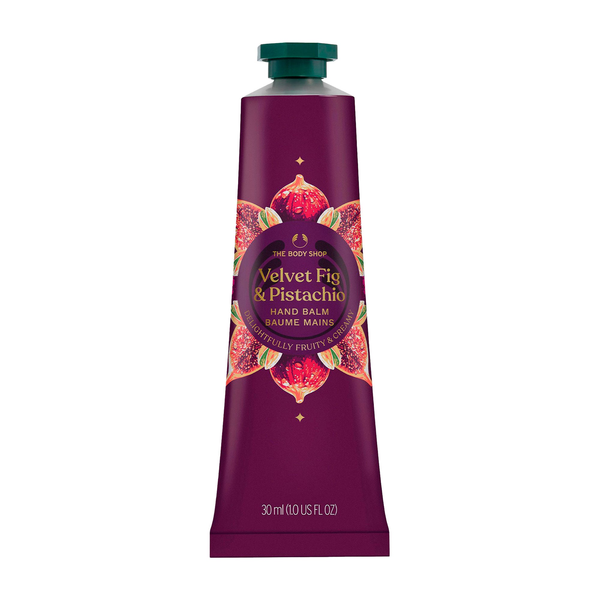 

Крем-бальзам для рук The Body Shop Velvet Fig & Pistachio Hand Balm Інжир та фісташка, 30 мл