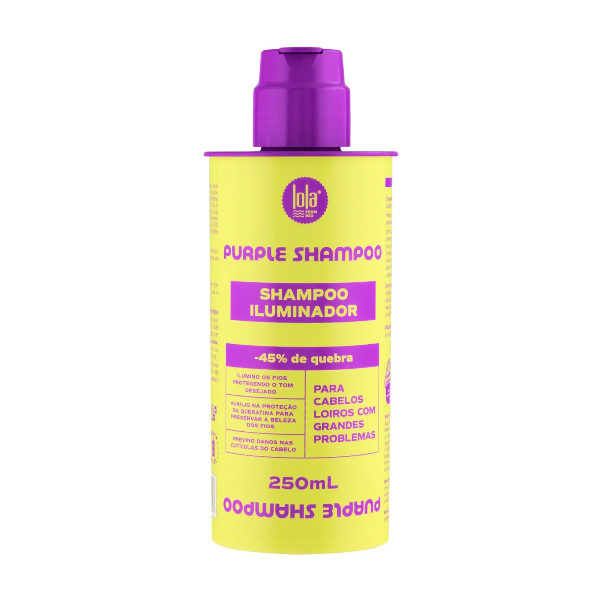 

Шампунь Lola From Rio Purple Shampoo для нейтралізації жовтизни волосся, 250 мл