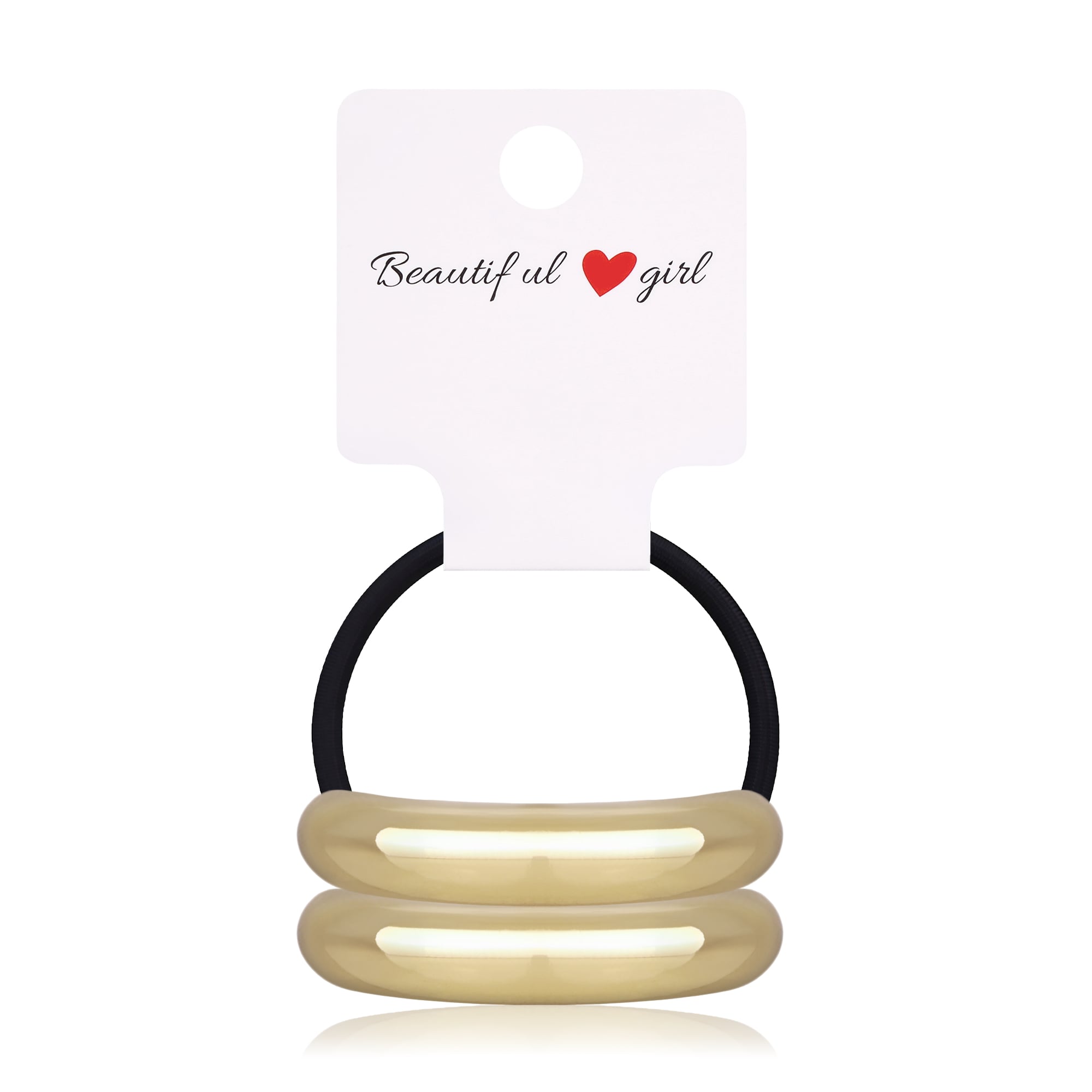 

Резинка для волосся мателева, золота, ребриста, 1 шт (E25092621)