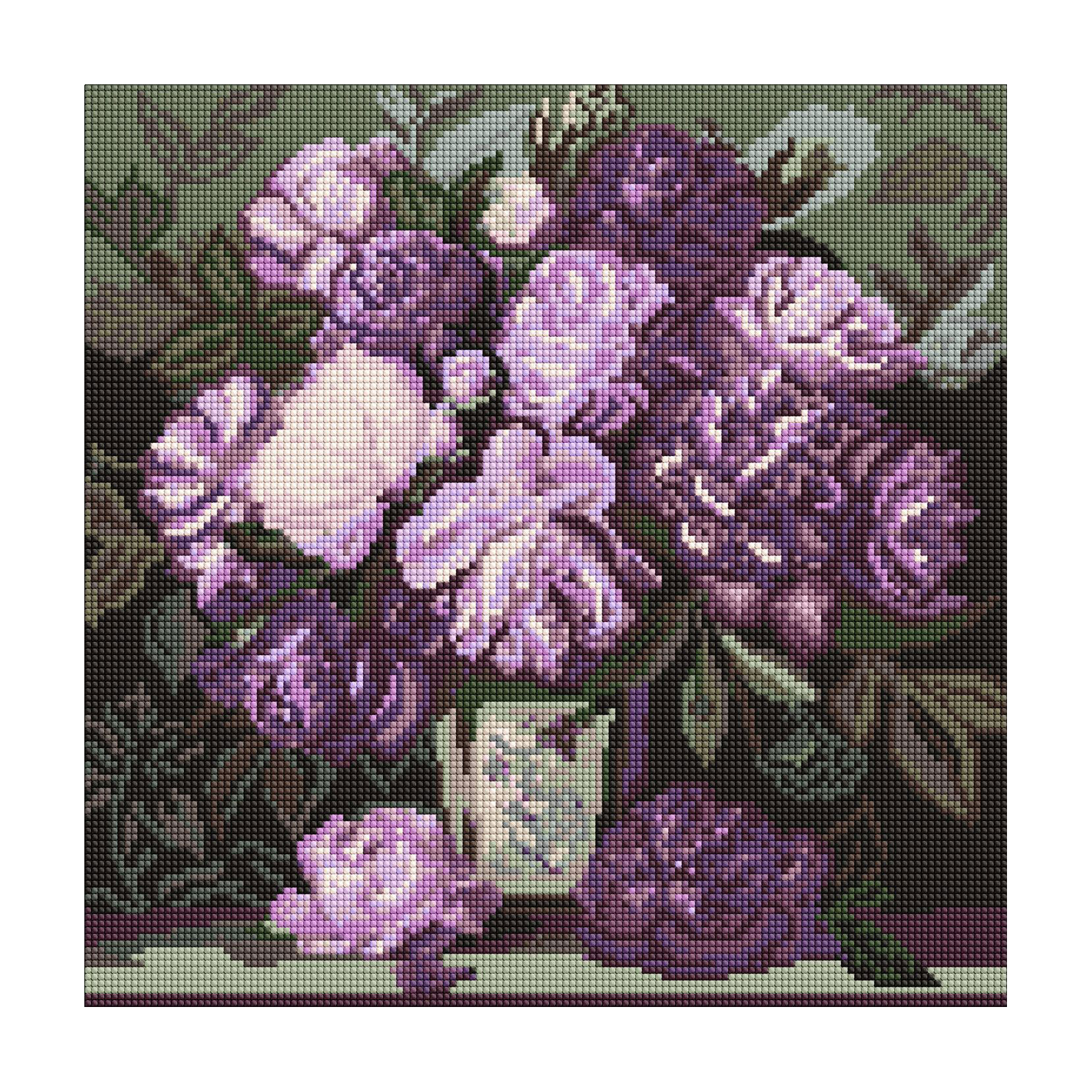 

Алмазна мозаїка Ideyka Мелодія пелюсткових барв, 40*40 см (AMO20038)