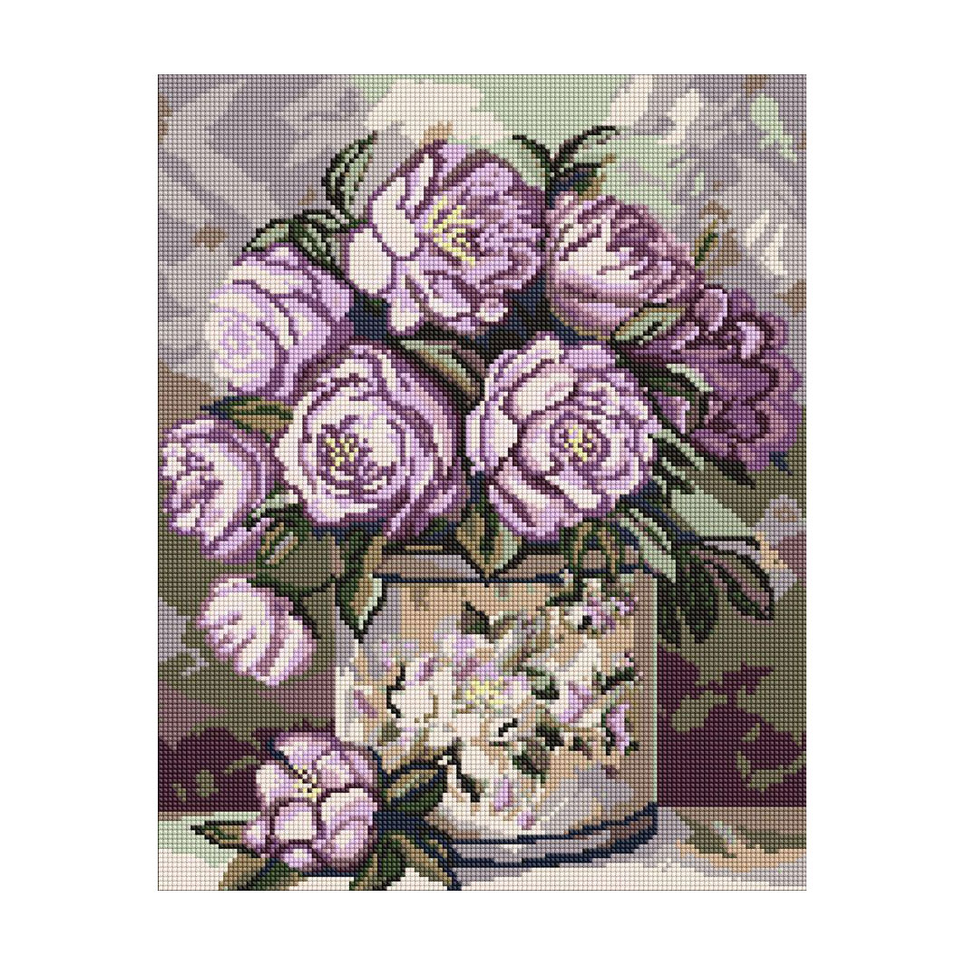 

Алмазна мозаїка Ideyka Свіжі пелюстки, 40*50 см (AMO20043)