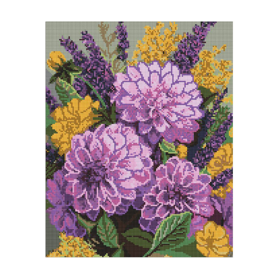 

Алмазна мозаїка Ideyka Фіолетовий танок, 40*50 см (AMO20057)