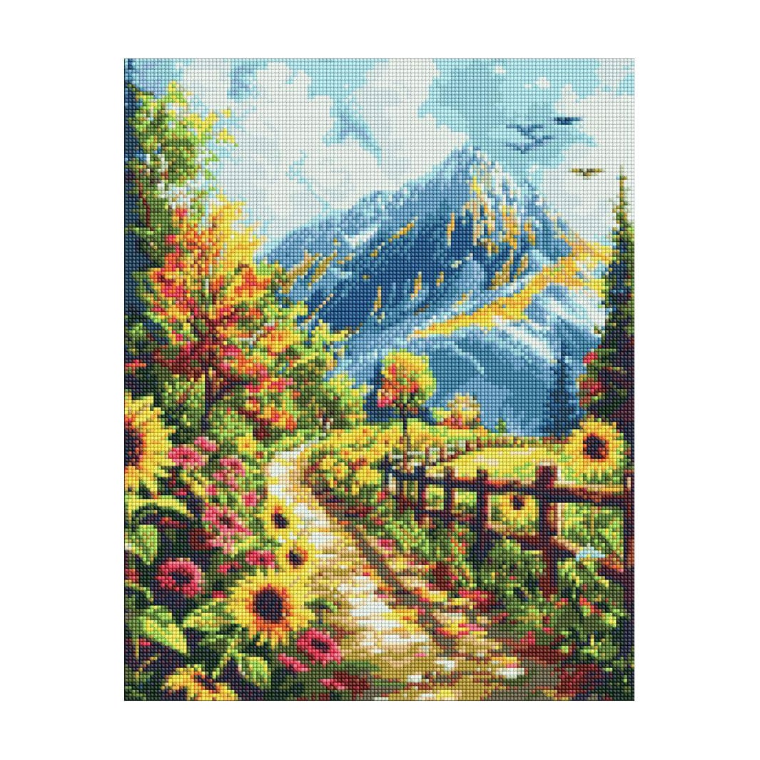 

Алмазна мозаїка Ideyka Дім під горою, 40*50 см (AMO20244)