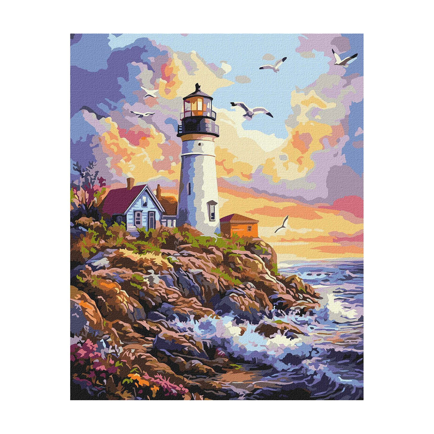 

Картина за номерами Ideyka Приморський спокій, 40*50 см (KHO6434)