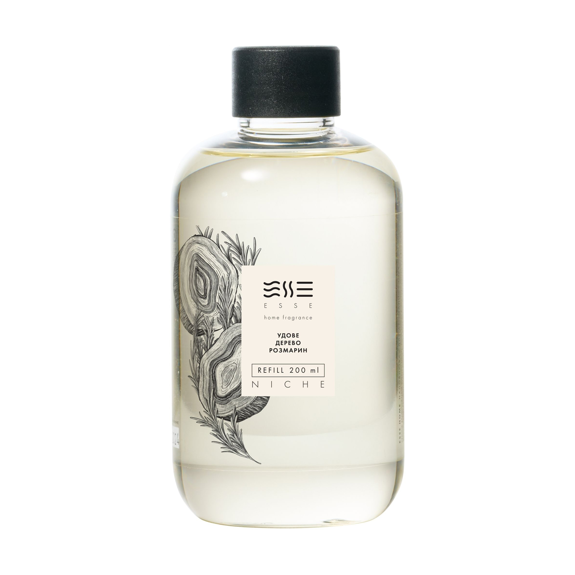 

Змінний блок для аромадифузору Esse Niche Удове дерево та розмарин, 200 мл