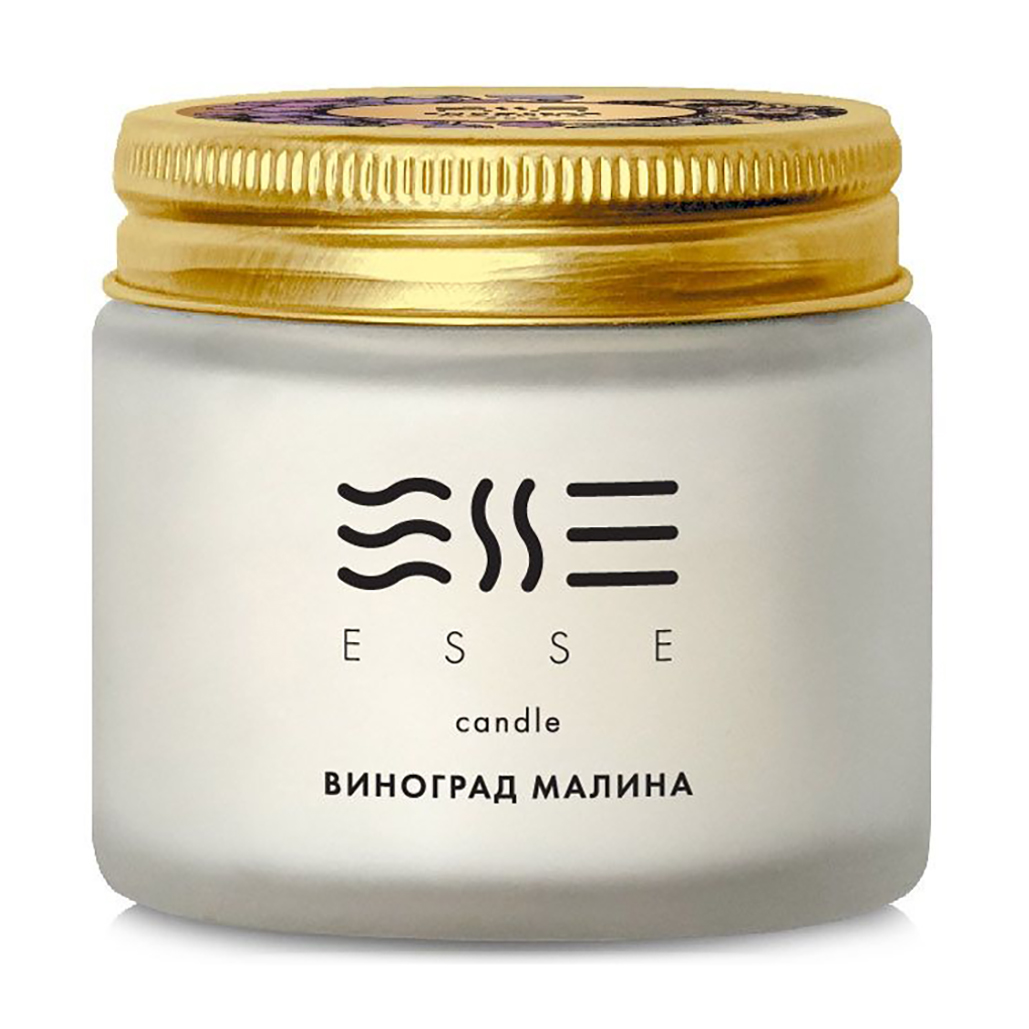 

Ароматична свічка Esse Home Виноград та малина, 50 г