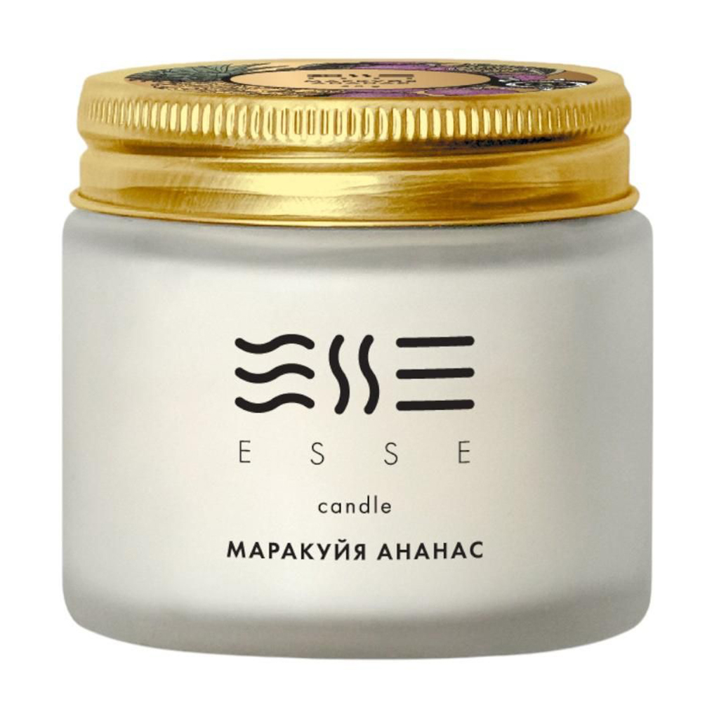 

Ароматична свічка Esse Home Маракуйя та ананас, 50 г