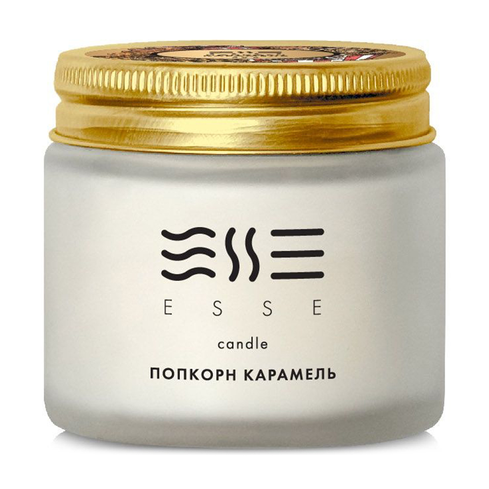 

Ароматична свічка Esse Home Попкорн та карамель, 50 г