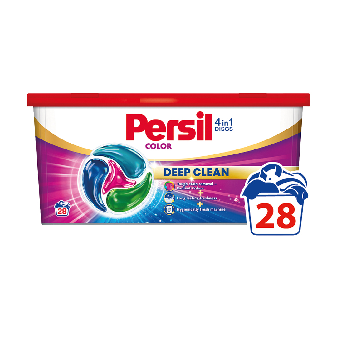Диски для прання Persil Color 4 in 1 Deep Clean 28 циклів прання, 28 шт