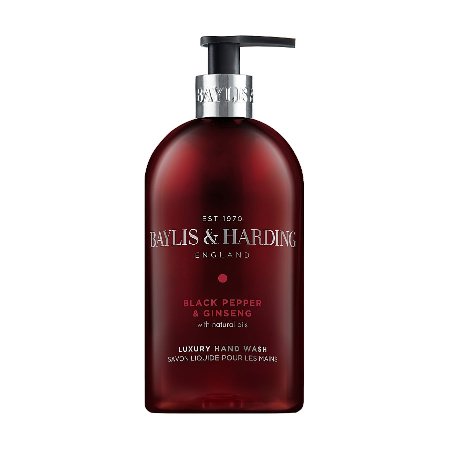 

Рідке мило для рук Baylis & Harding Black Pepper & Ginseng Luxury Hand Wash, 500 мл