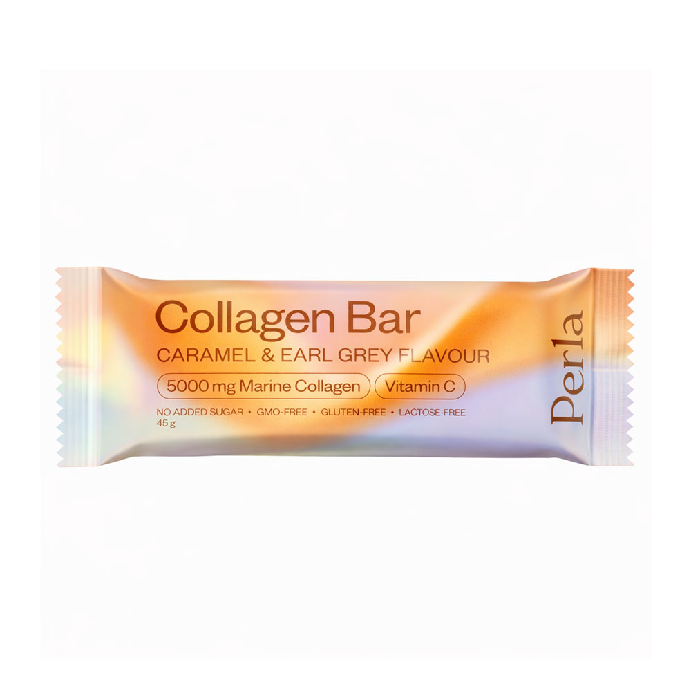 

Батончик колагеновий Perla Helsa Caramel & Earl Grey Collagen Bar зі смаком карамелі та чаю, 45 г