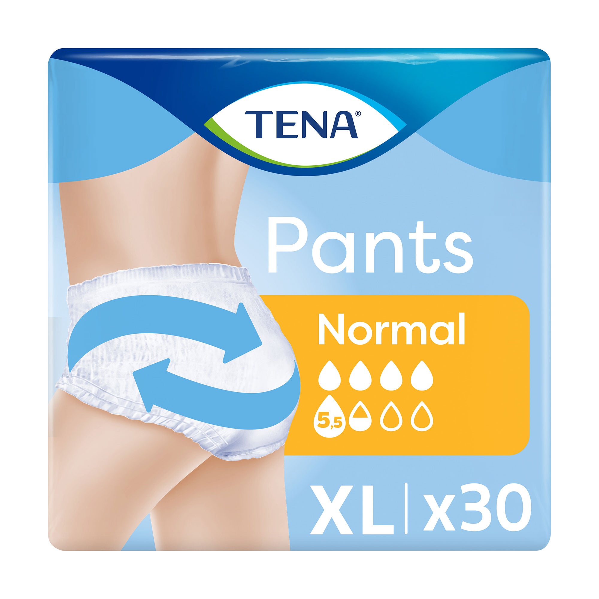 

Урологічні труси-підгузки для дорослих TENA Pants Normal, розмір XL, 30 шт