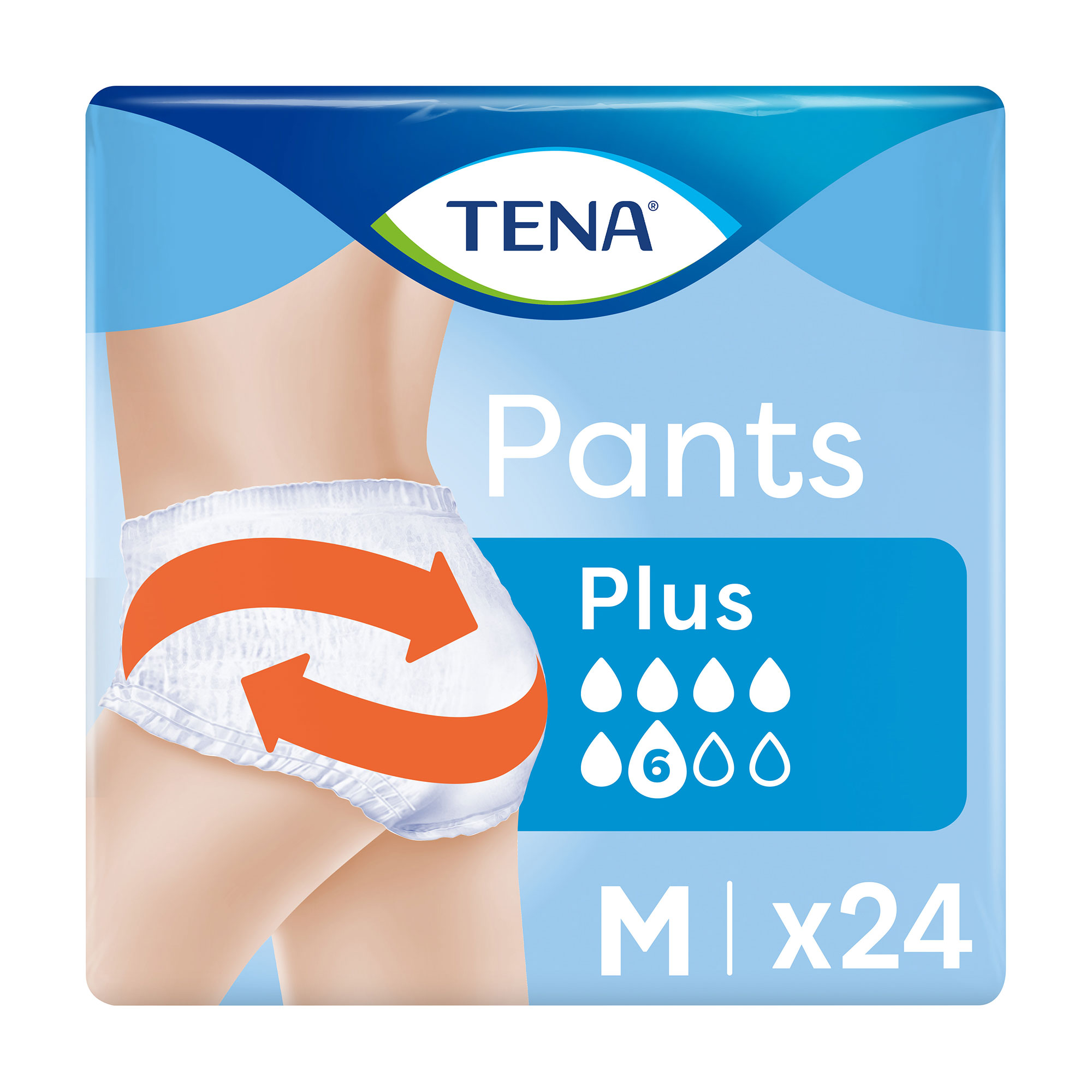 

Урологічні труси-підгузки для дорослих TENA Pants Plus, розмір M, 24 шт