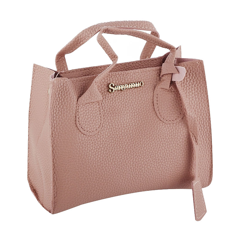 

Сумка Cosmo Shop Senyunuo з брелоком, міні, пудрова, 18*8*15 см (CS10980P)