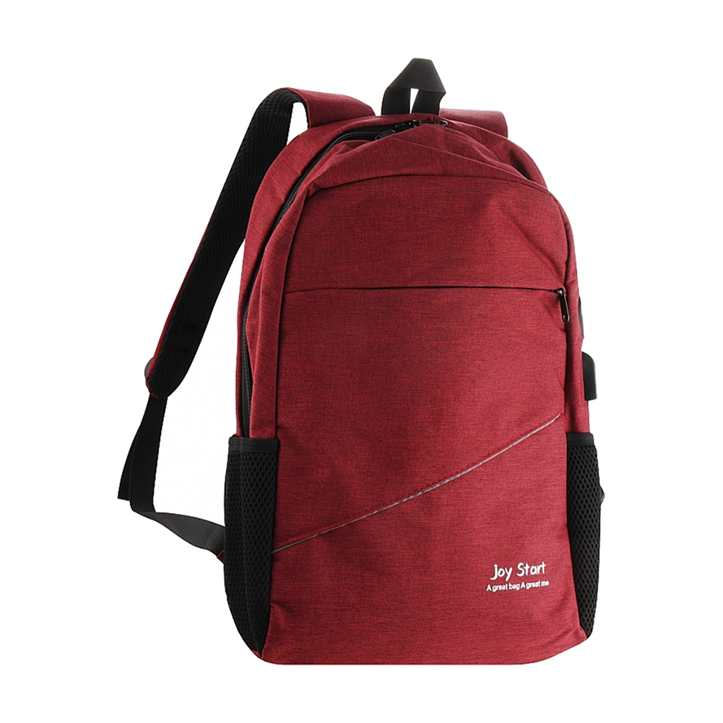 Рюкзак багатофункціональний Cosmo Shop з USB-роз’ємом, червоний, 29*44*14 см (BP010Red)