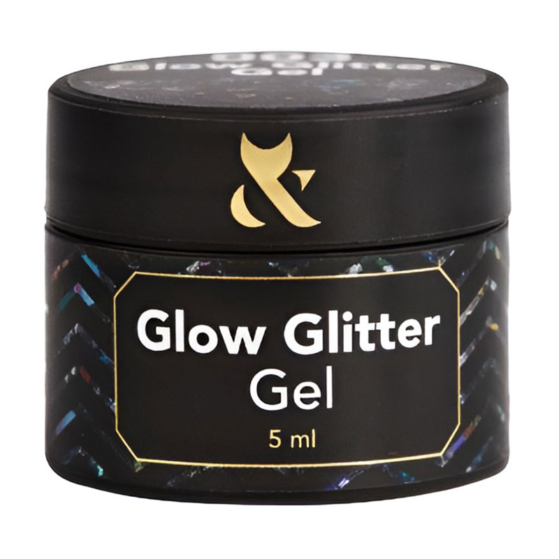 

Уцінка! Глітер для дизайну нігтів F.O.X Glow Glitter Gel 003, 5 мл