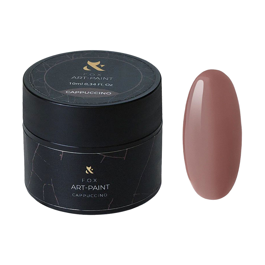 

Гель-фарба для нігтів F.O.X Art-Paint, Cappuccino, 10 мл