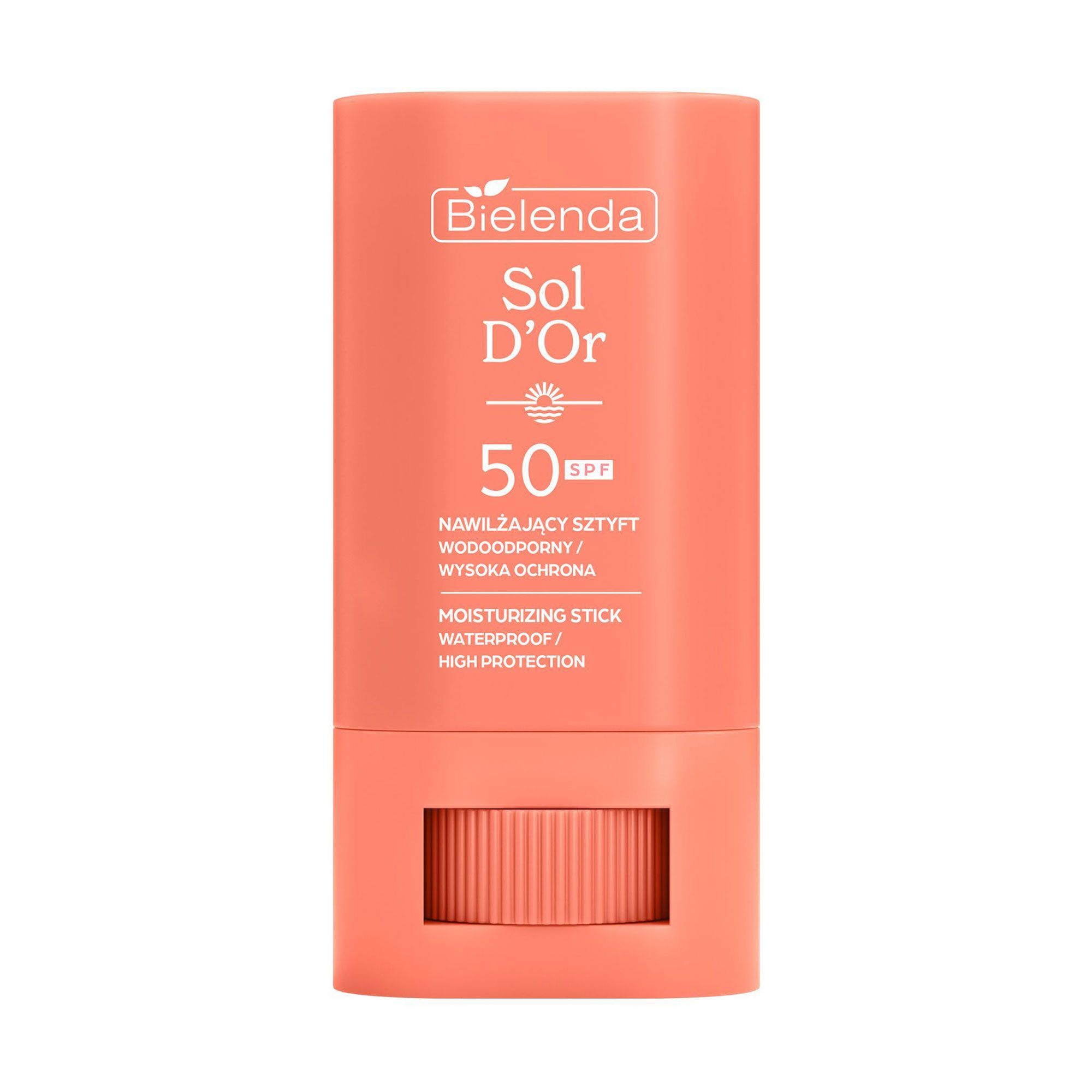 

Уцінка! Зволожувальний сонцезахисний стік для обличчя Bielenda Sol D'Or Moisturizing Stick, SPF 50, 18 г