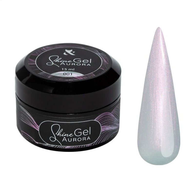 

Гель для укріплення натуральних нігтів F.O.X Shine Gel Aurora 001, 15 мл