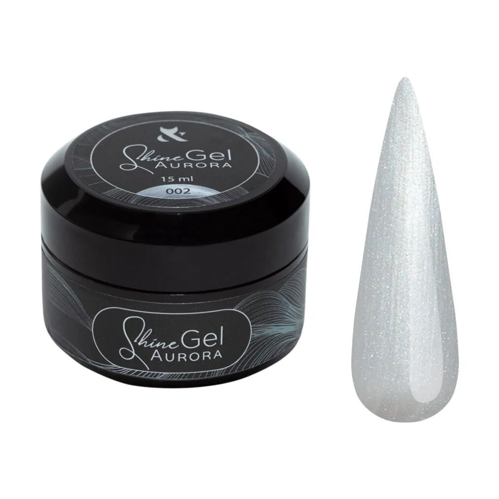 

Гель для укріплення натуральних нігтів F.O.X Shine Gel Aurora 002, 15 мл