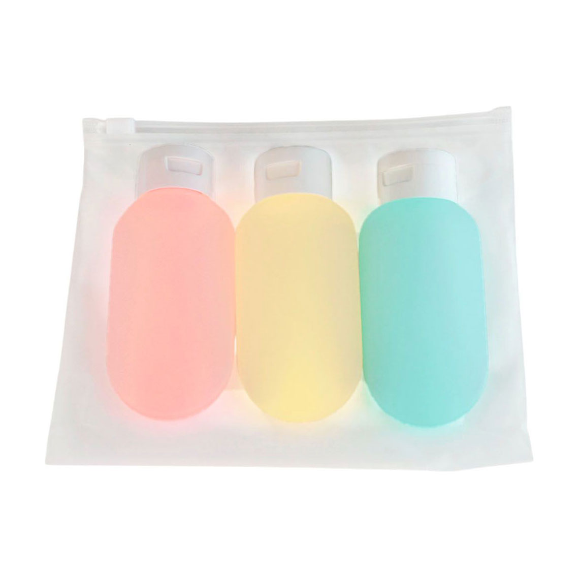 

Дорожній набір Cosmo Shop (баночки для косметики, 3*60 мл + косметичка, 1 шт) (CS10113)