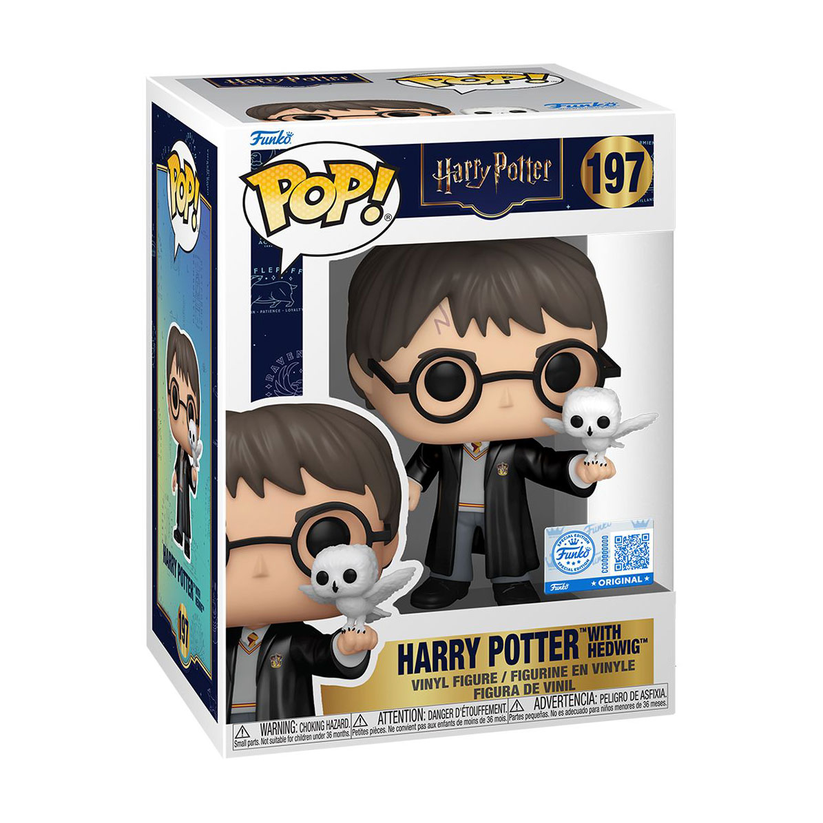 Ігрова фігурка Funko POP! Гаррі Поттер S20 Гаррі з Гедвіґою, від 3 років, 9.3 см (91763)