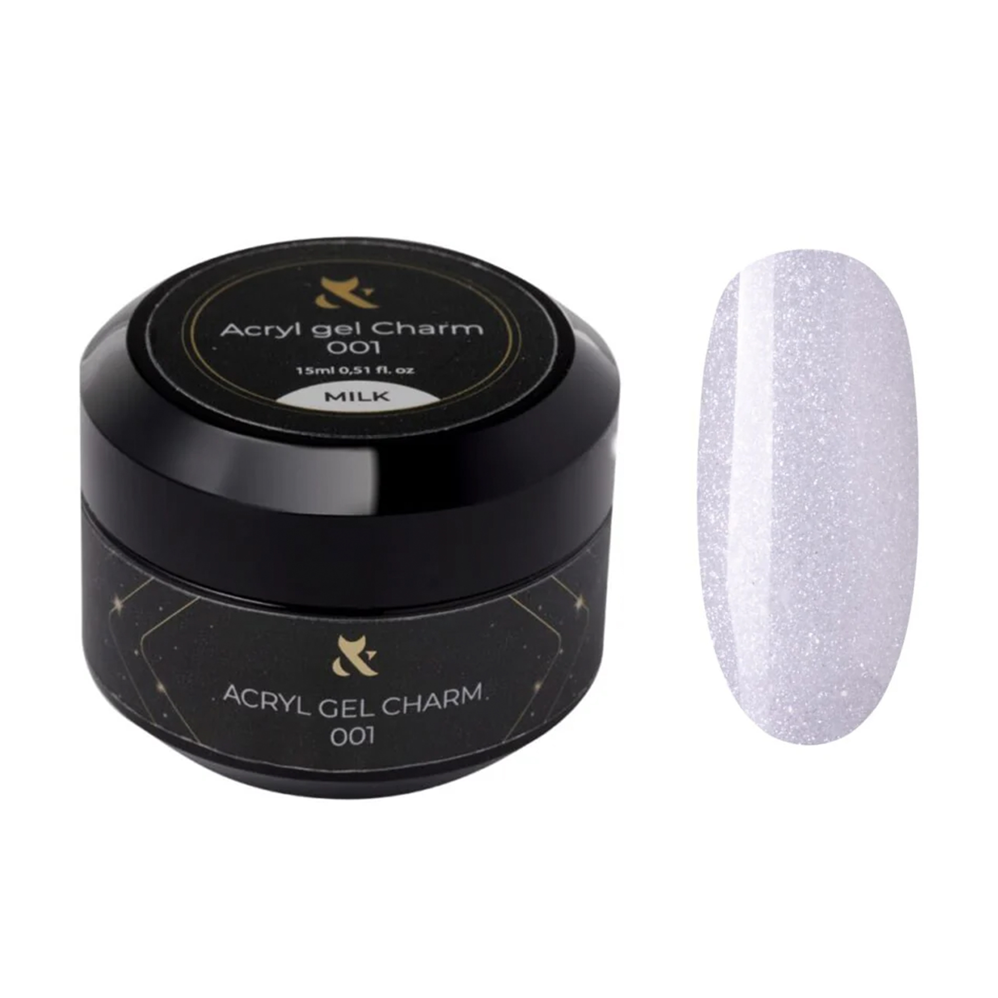 

Акрил-гель для нігтів F.O.X Acryl Gel Charm 001 Milk, 15 мл