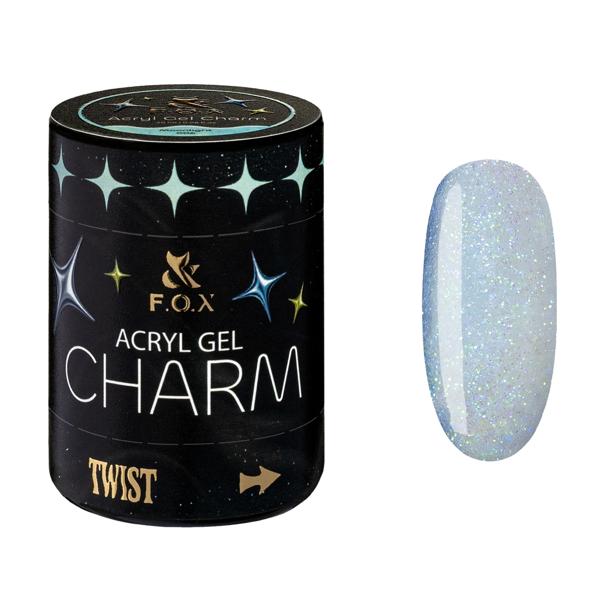 

Акрил-гель для нігтів F.O.X Acryl Gel Charm 006 Moonlight, 20 мл