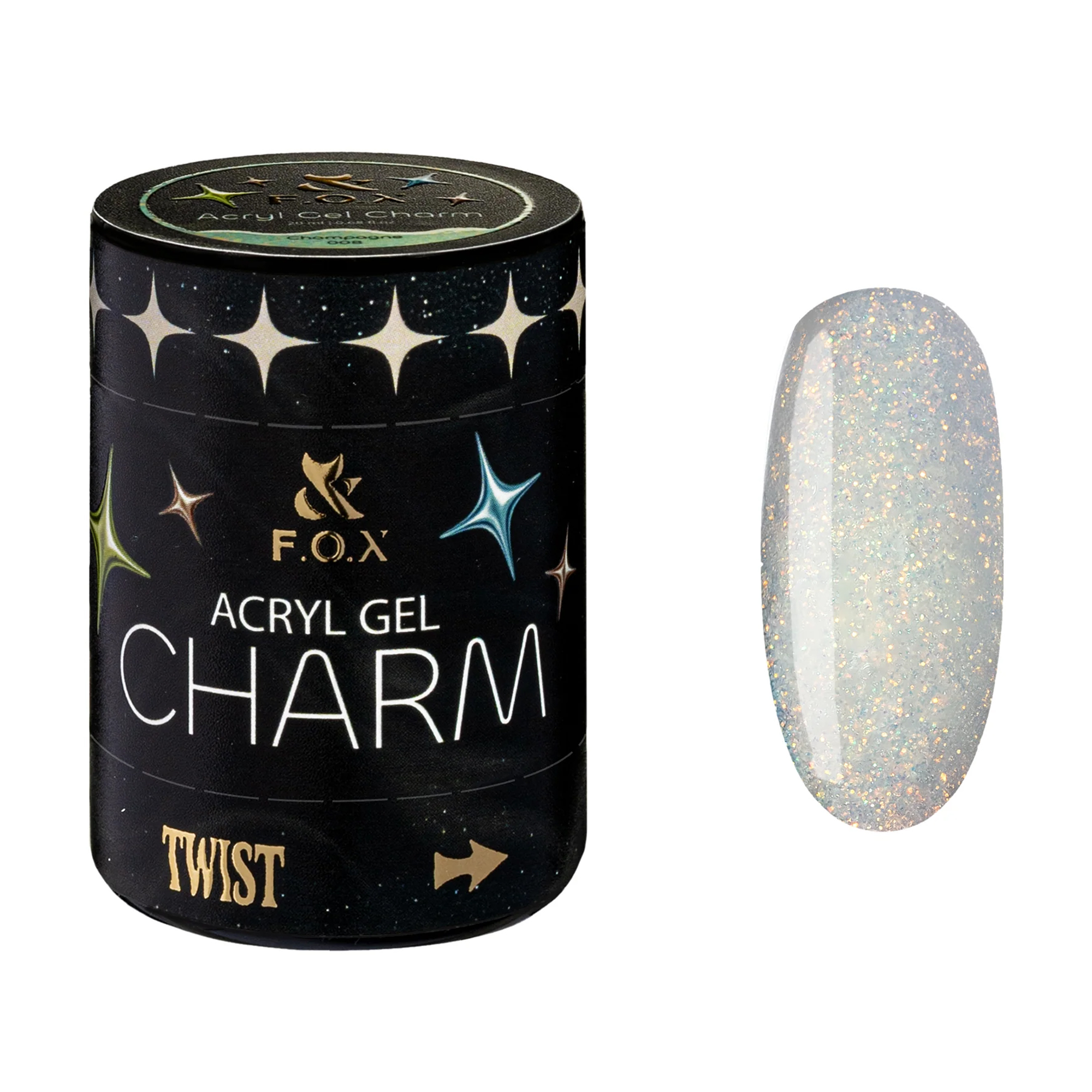 

Акрил-гель для нігтів F.O.X Acryl Gel Charm 008 Champagne, 20 мл